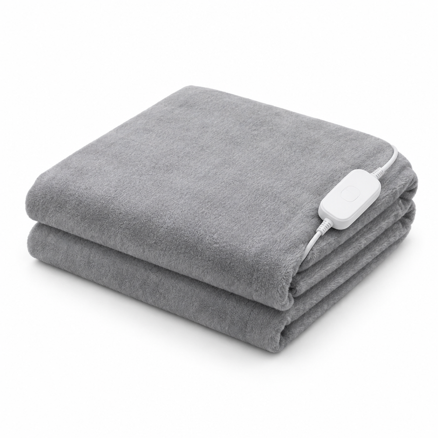 Chauffe-Matelas Électrique - Sous-Couverture Chauffante 220V avec Télécommande - 3 Niveaux de Température